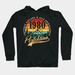 40th birthday gifts 1980 gift 40 years old Hoodie